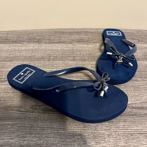 Kate Spade Navy Blue Flip flops